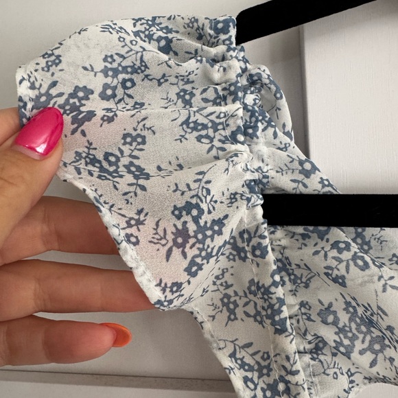 Aakaa Blue and White Floral Dress - Picture 2 of 6